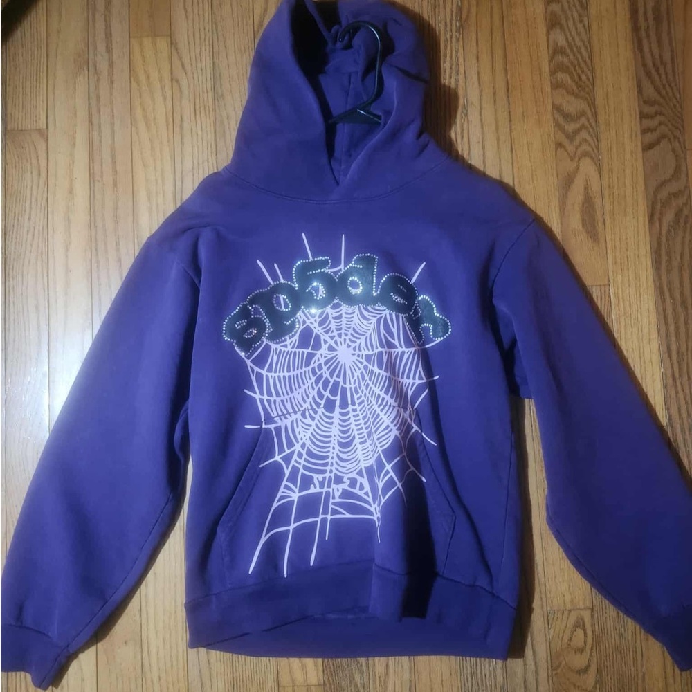 Purple Hoodie with Web Design